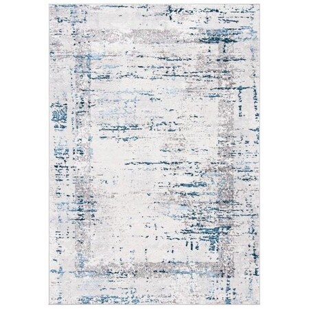 Safavieh 9 x 12 ft. Amelia Contemporary Rectangle Power Loomed Rug Gray & Blue ALA271G-9